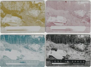 Juego de 4 placas de impresión Rittenhouse Lost In Space 2019 50 Resurrection - Imagen 1 de 1