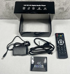 HDMI Media Player Mini Size 4K 1080P Full-HD Digital Media Player With Remote - Picture 1 of 10