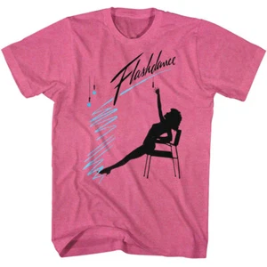 Flashdance Chain Pull For Wet Dance Alex Owens Silhouette Men's T Shirt - Picture 1 of 5
