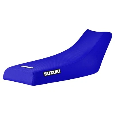 Suzuki 1985-88 LT 230S 1987-93 LT 230E Seat Cover  all BLUE standard #216 LOGO - Image 1 of 4