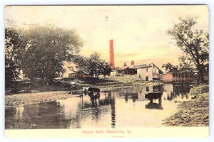 Waterloo Iowa Paper Mill Postcard C336 - Picture 1 of 2