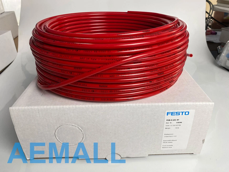 Новые в коробке пластиковые трубки Festo PUN-H-6X1-RT 558286 (50 метров или 164 фута) - Изображение 1 из 2