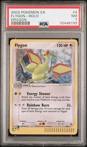 PSA 7 Flygon Holo 7/97 EX Dragon 2003 Pokemon Card - Picture 1 of 3