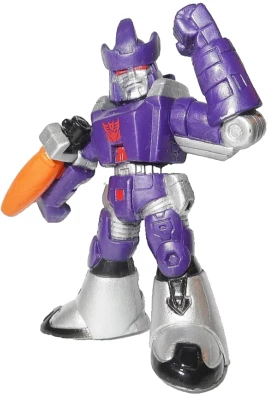 Transformers 2008 GALVATRO Robot Heroes G1 series megatron movie squad complete - Image 1 of 3