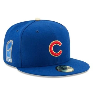 Chicago Cubs Hat New Era 59FIFTY 5950 World Series Fitted Cap Size 7-3/8 New - Picture 1 of 12