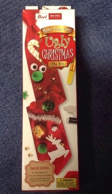 COLECCIÓN DE VACACIONES NOEL HAZ TU PROPIO KIT DE CORBATA DE NAVIDAD FEA - Edición Especial Foto 1 de 4