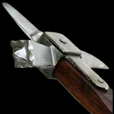 Специальный средневековый функциональный военный молоток ручной работы с шипами LUCERNE - Изображение 1 из 4