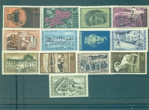 Cyprus - Sc# 206-18. 1962 Defins. Cplt. MNH $55.90. - Picture 1 of 1