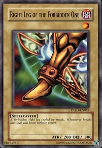 Rechtes Bein des Verbotenen Unl Ed Common DLG1-DE018 Yu-Gi-Oh! - Bild 1 von 2