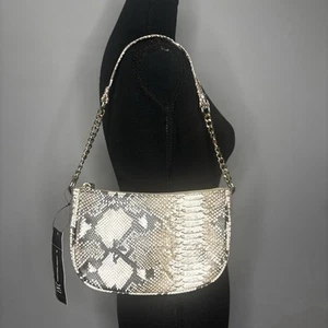 Chic Snakeskin Pattern Shoulder Bag - Picture 1 of 6