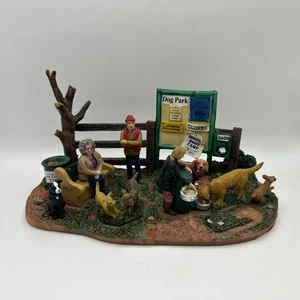 LEMAX Village Collection Dog Park Table Accent 2011 #13910 Retired Damaged - Picture 1 of 7