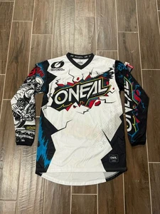 O'neal Motocross Jersey Dirt Bike Shirt Comic Men's Medium NWT - Picture 1 of 4