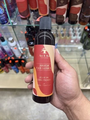 AS I AM Restore & RepairJamaican Acondicionador sin enjuague de aceite de ricino negro 8 OZ (BB) Foto 1 de 4