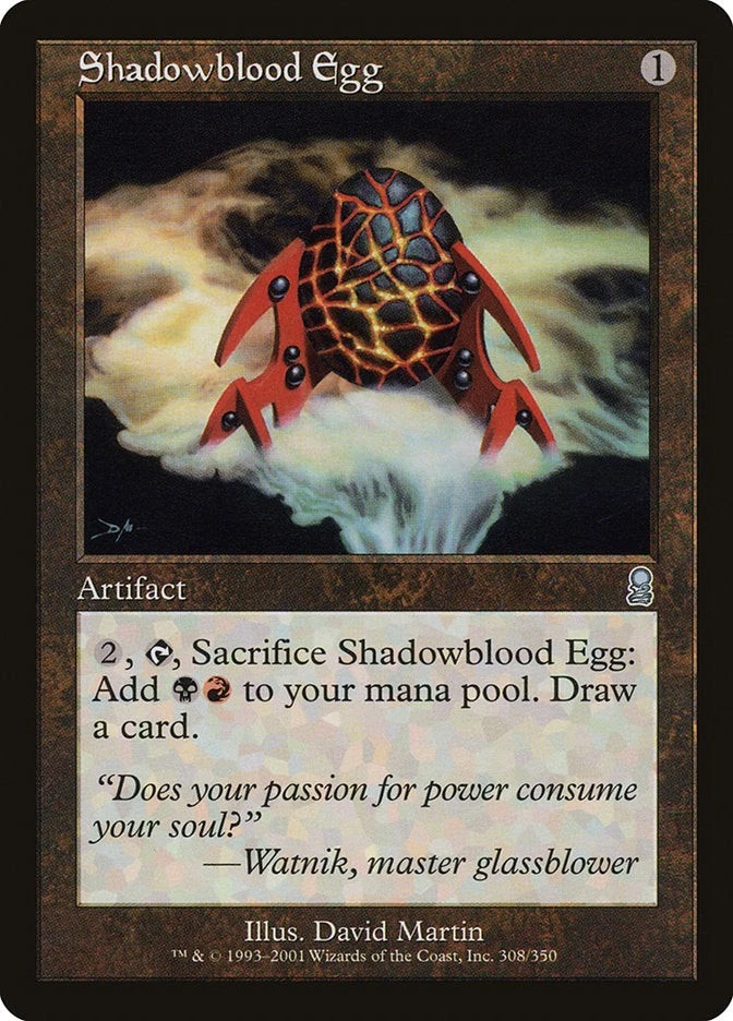 Shadowblood Egg [Odyssey] (ODY 308) Near Mint - Image 1 of 1
