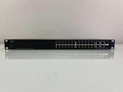 Cisco SG300-28P 28-Port Gigabit PoE Managed Switch - Image 1 of 4