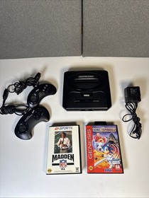 Sega Genesis 2 Video Games 2 Controllers And Console Black MK-1631