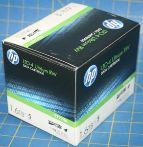 NUOVA SCATOLA HP LTO4 Ultrium4 RW cartuccia nastro dati 1,6 TB C7974A - Foto 1 di 4