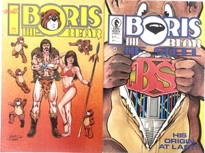 BORIS THE BEAR. NUMBER'S 4 & 22. (2 ISSUE 1986/1987 LOT). DARK HORSE COMICS. - Picture 1 of 11