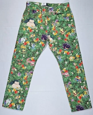 Levi's x Pokemon 551Z Authentic Straight Pokemon Garden Jeans Size 31x30 NWT - Image 1 of 4