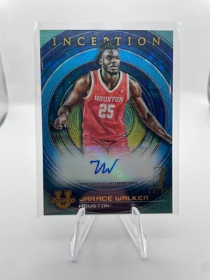 2022-23 Bowman University Inception Jarace Walker Blue Foil Rookie Auto /99 - Image 1 of 2