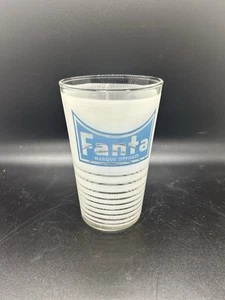 VINTAGE Rare FANTA GLASS WITH MARQUE DEPOSÉE Trademark 4.25” - Picture 1 of 3
