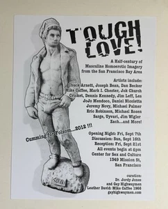 Tough Love Gay Homoerotic Group Art Show Small Poster CSC San Francisco 2012 - Picture 1 of 6