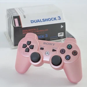 PS3 Controller Candy Pink NEW BATTERY CECHZC2JA1 DUAL SHOCK 3 SIXAXIS SONY 0143 - Picture 1 of 7