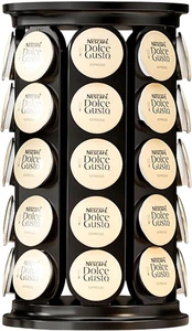 Organizador de capsules de cafe con carrusel para 40 capsule Keurig KCup negro - Foto 1 di 12