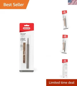 Präzisions-Tiefenmesser Werkzeug & Flachfeile für optimale Kettensägenleistung - Bild 1 von 8