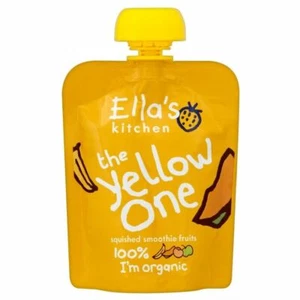 Ella's Kitchen the Yellow One Organic Squished Smoothie Fruits (90g) - Pack of 6 - Picture 1 of 1