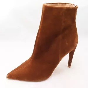 Stivaletti Steve Madden Halena donna 9,5 m marrone castagno pelle scamosciata punta punta punta - Foto 1 di 13