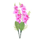 2 pièces orchidées artificielles Phalaenopsis pour décoration intérieure et extérieure