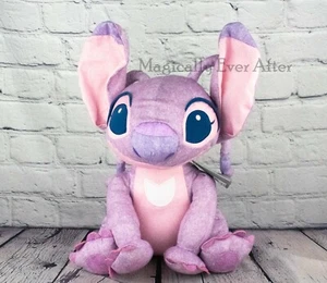 Disney Parks Lilo and Stitch Soft Denim Style ANGEL Plush NWT 11”  - Picture 1 of 2