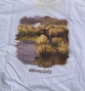 Delta Pro Weight Size XL Minnesota Moose T-Shirt Distressed - Picture 1 of 12
