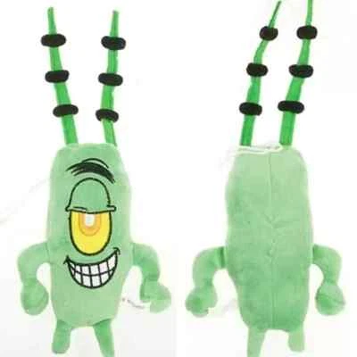 11" Spongebob Squarepants Plankton Sheldon Soft Plush Stuffed Doll Toy Gift