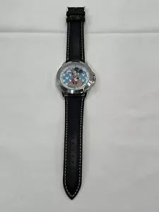 Disney Mickey Mouse Watch MCKAQ 16096 Wrist Watch Rare Seconds Dial New Battery - Picture 1 of 8