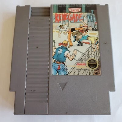 Renegade (Nintendo Entertainment System, 1987) Tested And Working, READ  - Image 1 of 3