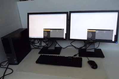 Dell Optiplex 7010 Intel Core i7 3.40GHz 320GB 8GB Wireless w/Dual 19" Monitor  - Image 1 of 4