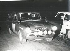 FORD CORTINA RALLY CAR CUR 796B ON EVENT 1960s B/W PHOTOGRAPH