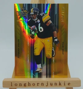 2005 Leaf R&S Longevity Gold /199 Jerome Bettis HOF Pittsburgh Steelers - Picture 1 of 2