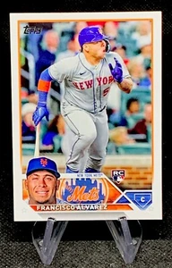 2023 Topps Base Francisco Alvarez #644 RC New York Mets - Picture 1 of 2
