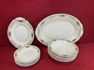 Old Ivory Syracuse China Webster Bowls Set of 12 - Picture 1 of 21