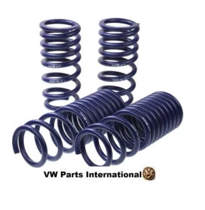 For VW Golf MK3 4 Stud Wheels H&R Sports Suspension Lowering Springs F40mm R40mm - Picture 1 of 1