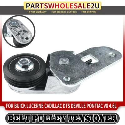 Tensor de correa de bomba de agua con polea para Cadillac DTS Buick Pontiac Oldsmobile Foto 1 de 4