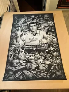 Mondo Print Artist Elvisdead - Twilight Zone - Firmato/#d del 78/80 + Certificato di autenticità - Foto 1 di 10