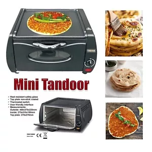 Electric Mini Tandoor Oven for Chapati, Roti, Lahmacun, Manakish, Pizza & Naan - Picture 1 of 11