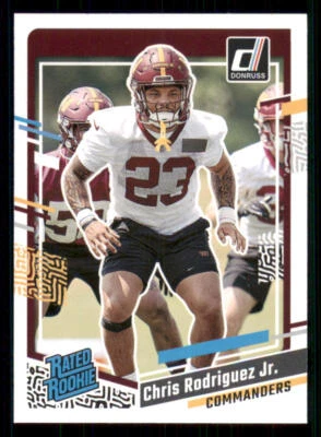 2023 Donruss #398 Chris Rodriguez Jr. RR RC - Image 1 of 2