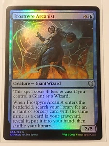 Frostpyre Arcanist - NM - FOIL - UNCOMMON [Kaldheim] MTG - Bild 1 von 1
