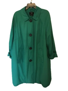 Dennis By Dennis Basso Women's Green Coat Jacket Size 1X - Picture 1 of 5
