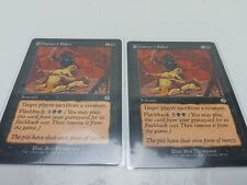 (2) Magic The Gathering  chainer's edict  x 2  torment MP - LP See Pics
